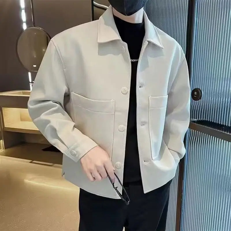Men's Casual Turn-Down Collar Jacket