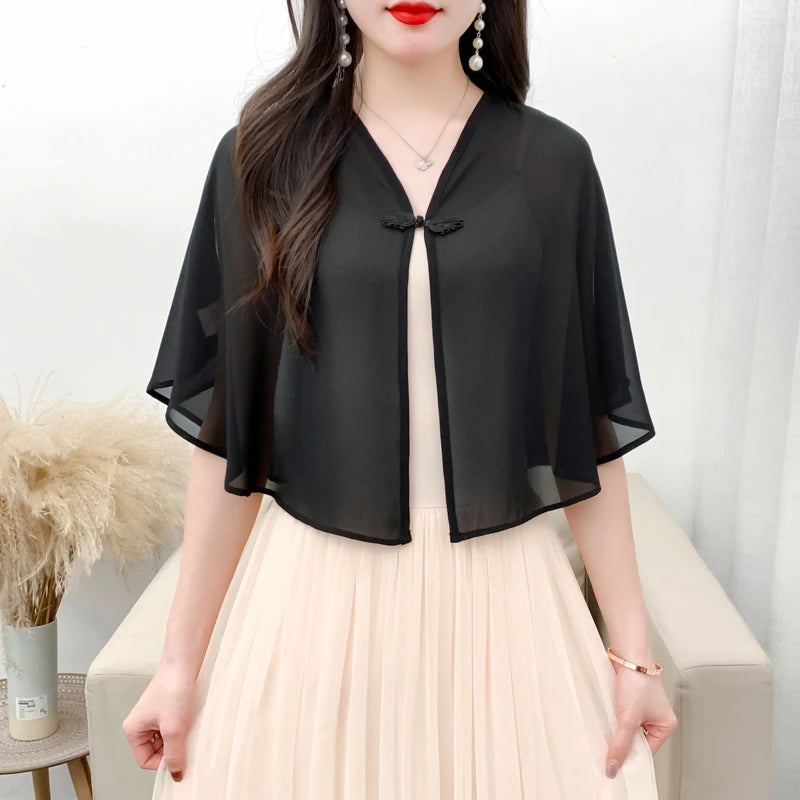 Women's Chiffon Sun Protection Shawl