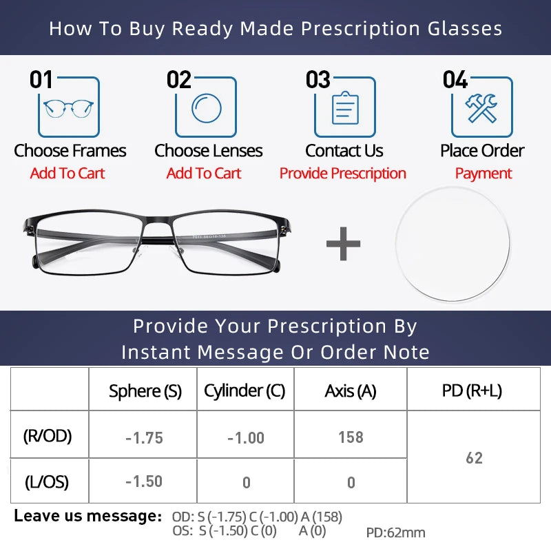 Round Retro Full-Rim Glasses Frame