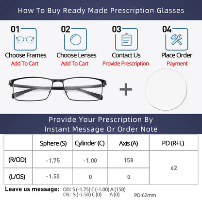 Round Retro Full-Rim Glasses Frame
