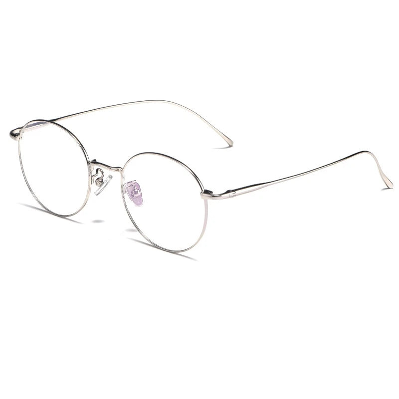 Round Retro Full-Rim Glasses Frame