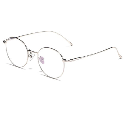Round Retro Full-Rim Glasses Frame