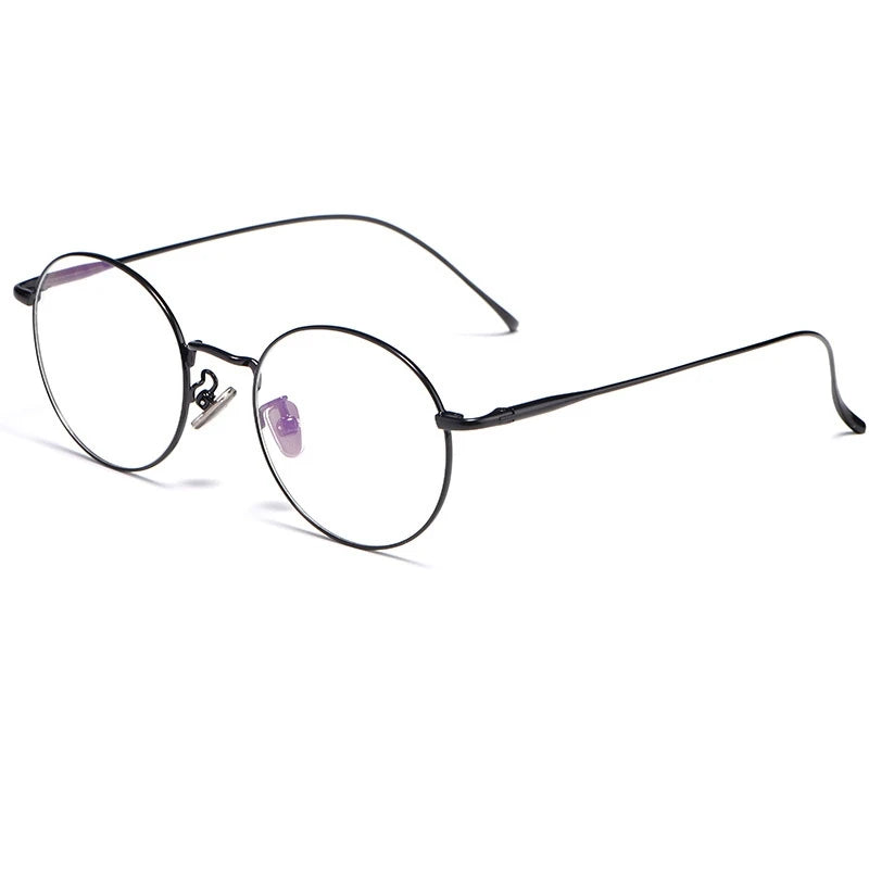 Round Retro Full-Rim Glasses Frame