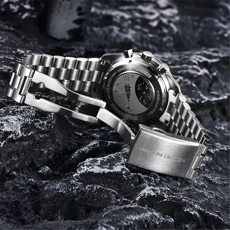 Synthetic AR-coated Sapphire Crystal (highly scratch-resistant).