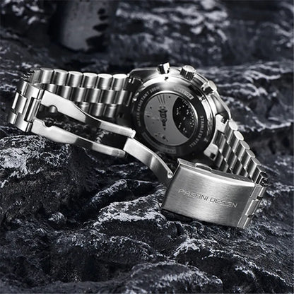 Synthetic AR-coated Sapphire Crystal (highly scratch-resistant).