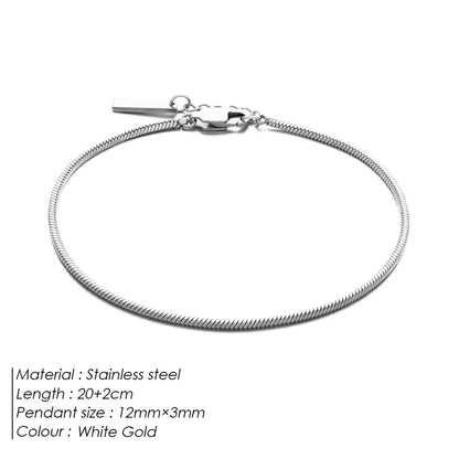 Square / Box Chain Bracelet