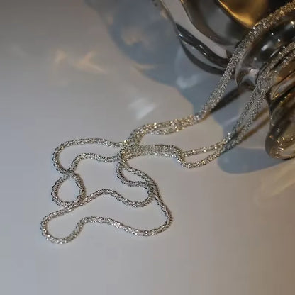 Starry Sky Silver Necklace & Bracelet Set