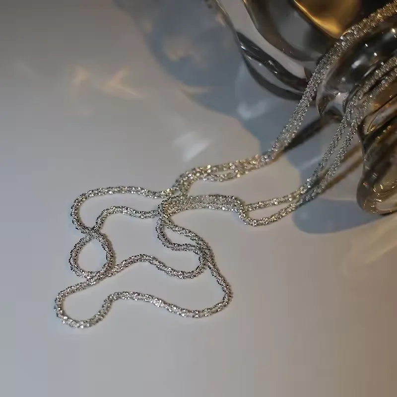 Starry Sky Silver Necklace & Bracelet Set