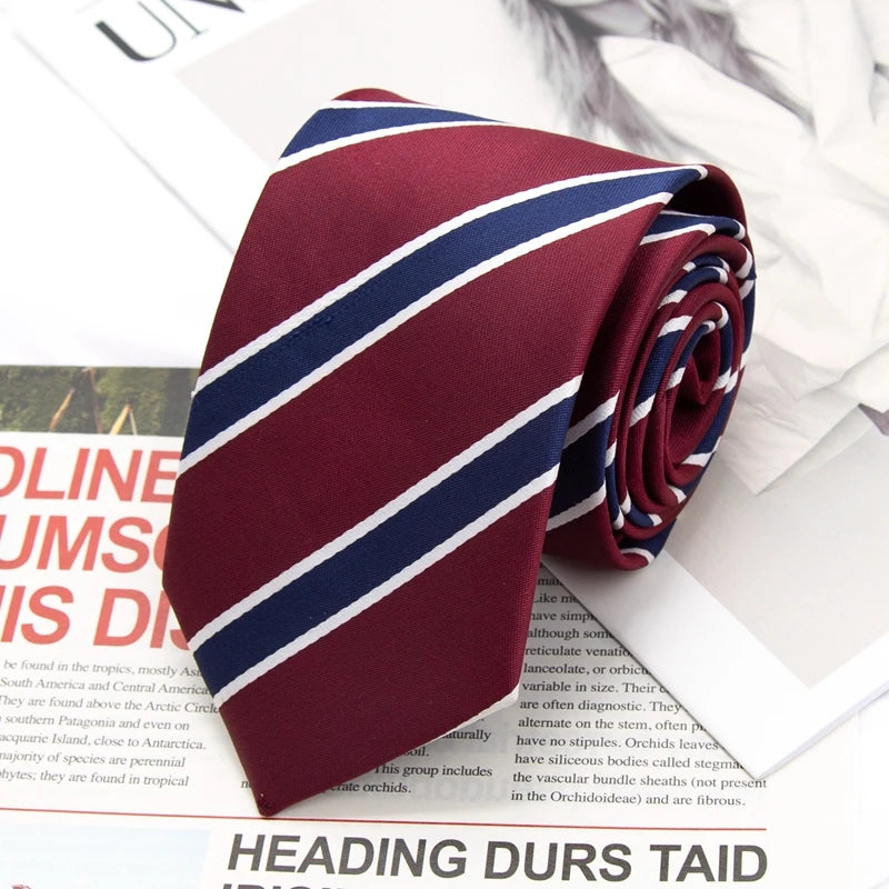 Japanese Style Striped School Tie