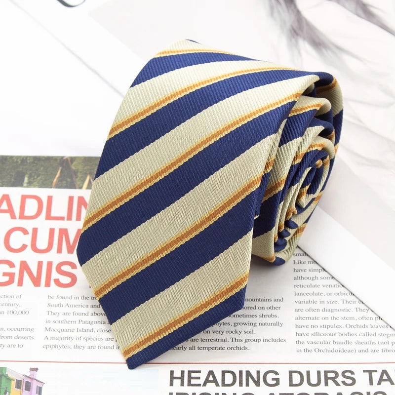 Japanese Style Striped School Tie
