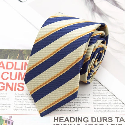 Japanese Style Striped School Tie