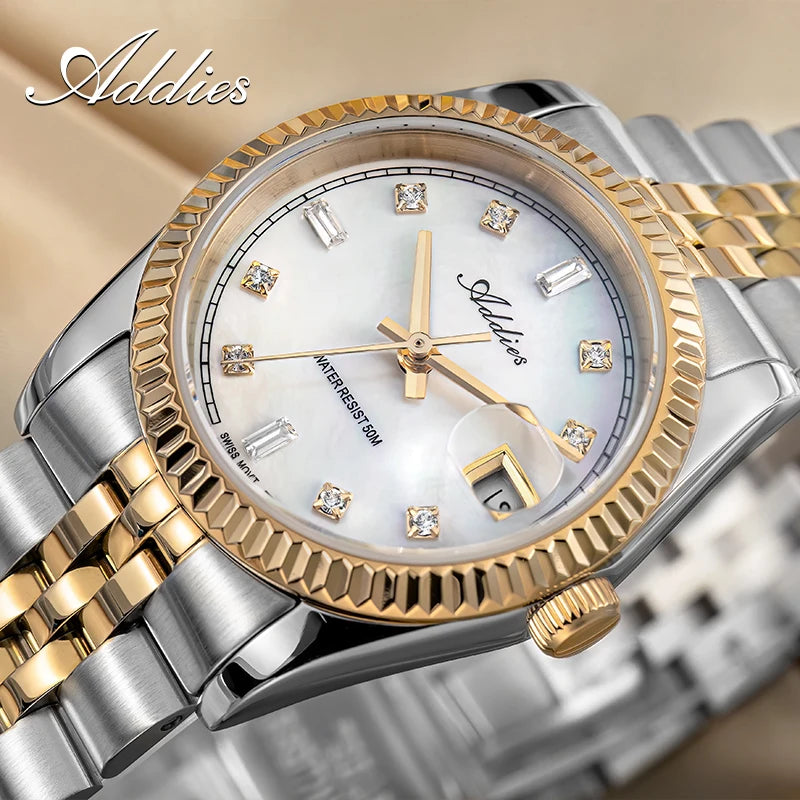 Addies Sapphire Steel Quartz Watch