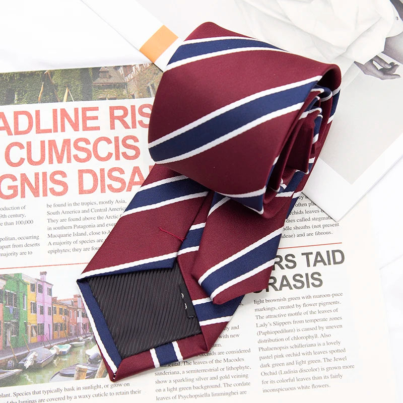 Japanese Style Striped School Tie