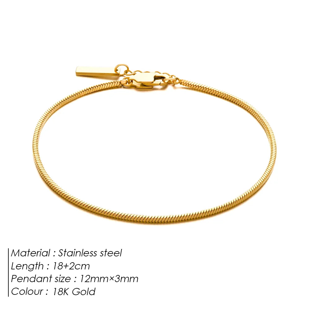 Square / Box Chain Bracelet