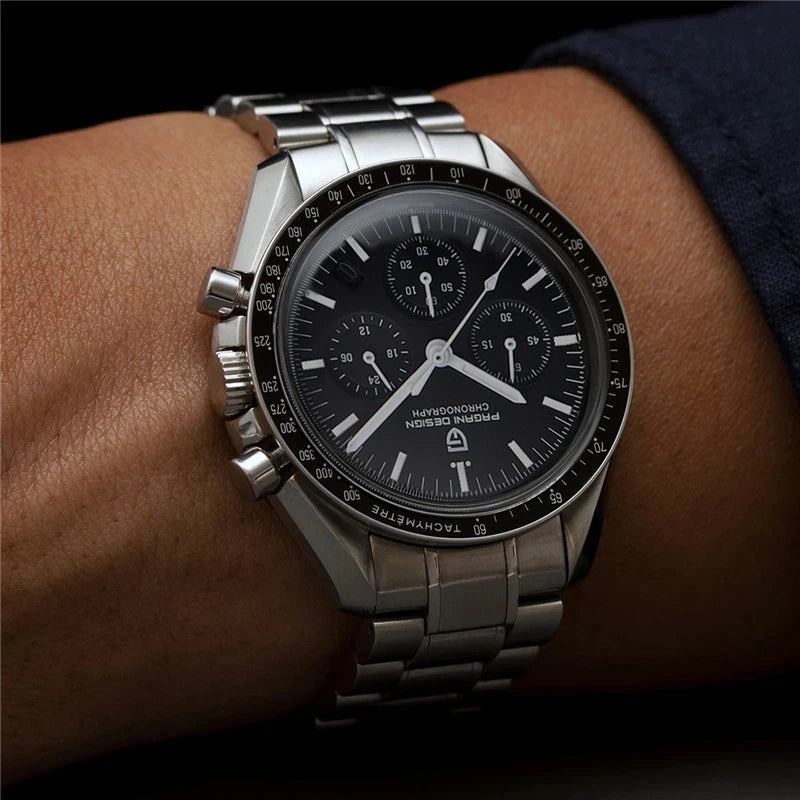Synthetic AR-coated Sapphire Crystal (highly scratch-resistant).
