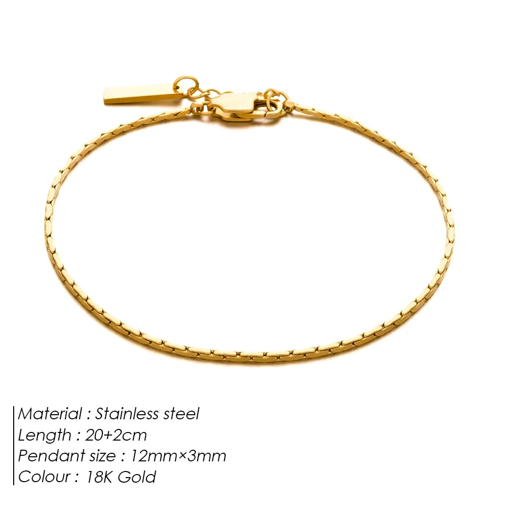 Fine Wire / Link Chain Bracelet