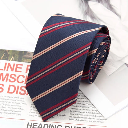 Japanese Style Striped School Tie