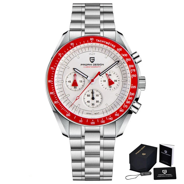 Synthetic AR-coated Sapphire Crystal (highly scratch-resistant).