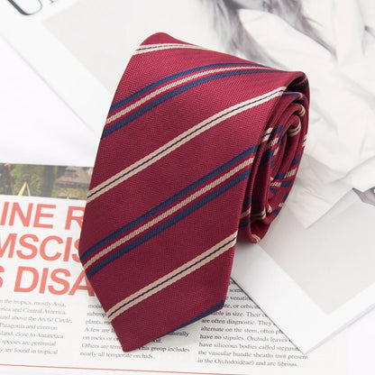 Japanese Style Striped School Tie