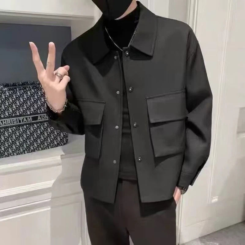 Men's Casual Turn-Down Collar Jacket