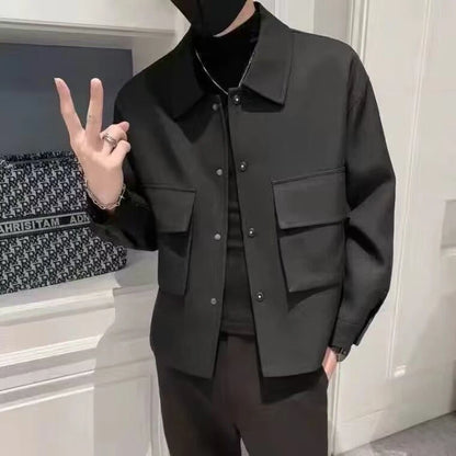 Men's Casual Turn-Down Collar Jacket