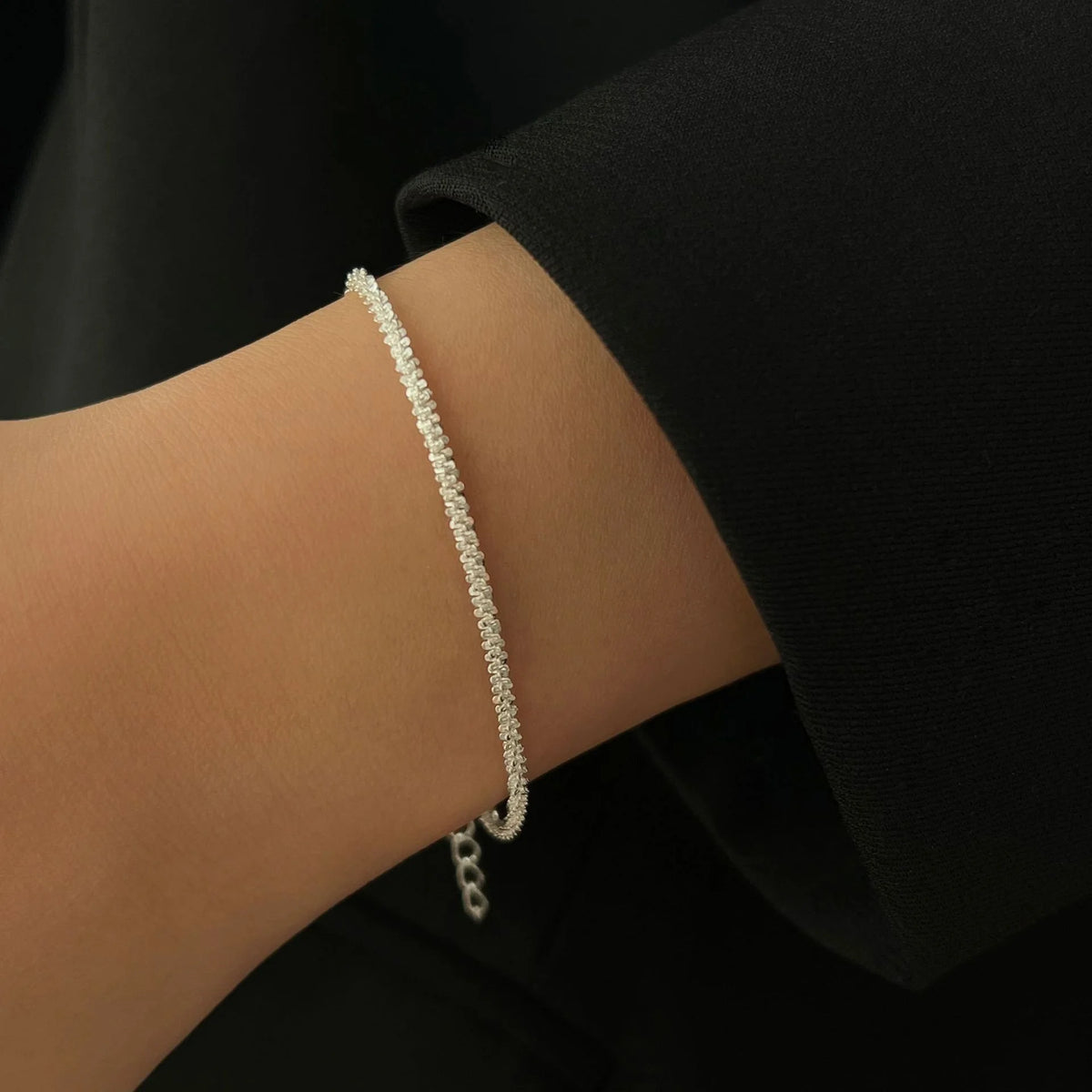 Starry Sky Silver Necklace & Bracelet Set