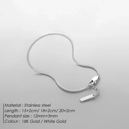 Square / Box Chain Bracelet