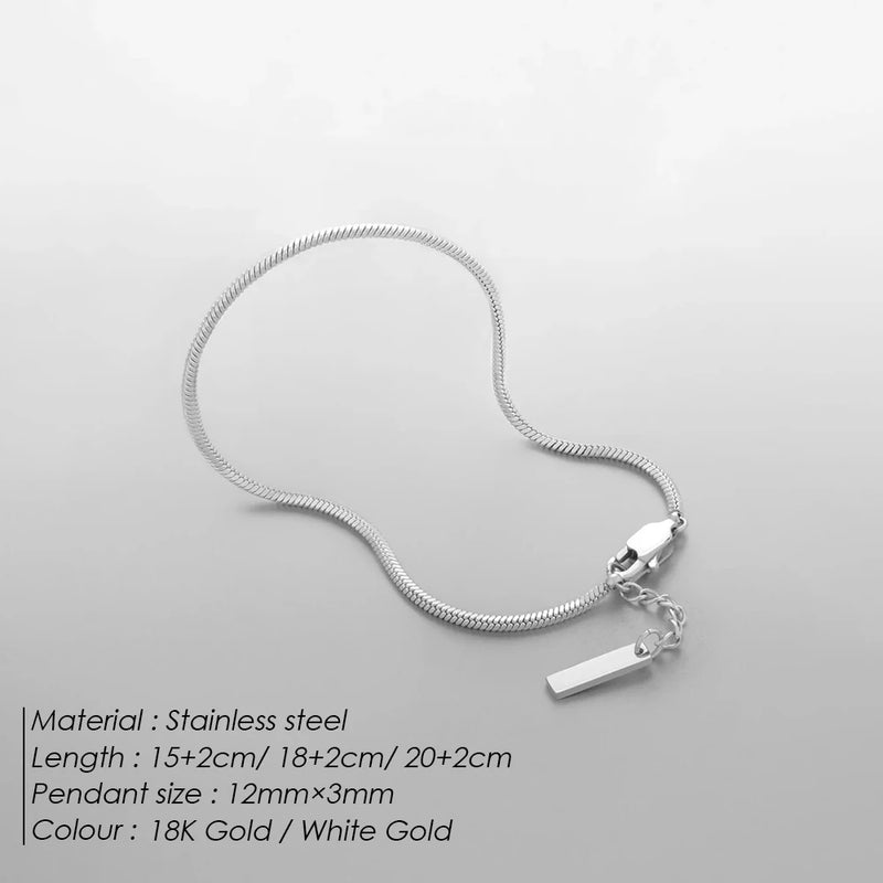 Square / Box Chain Bracelet