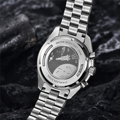 Synthetic AR-coated Sapphire Crystal (highly scratch-resistant).