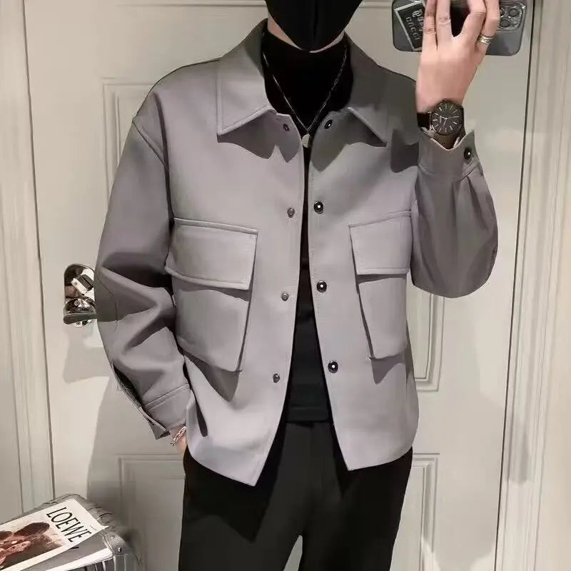 Men's Casual Turn-Down Collar Jacket
