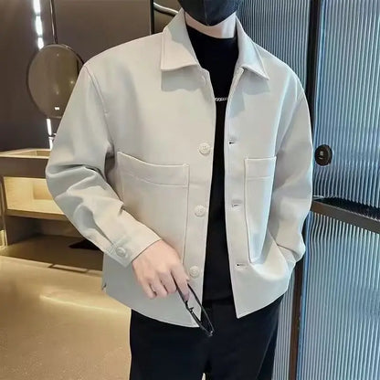 Men's Casual Turn-Down Collar Jacket