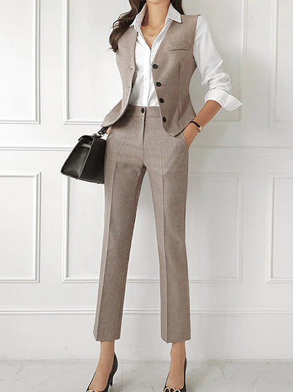 Women's 3-Piece Tailored Suit Set