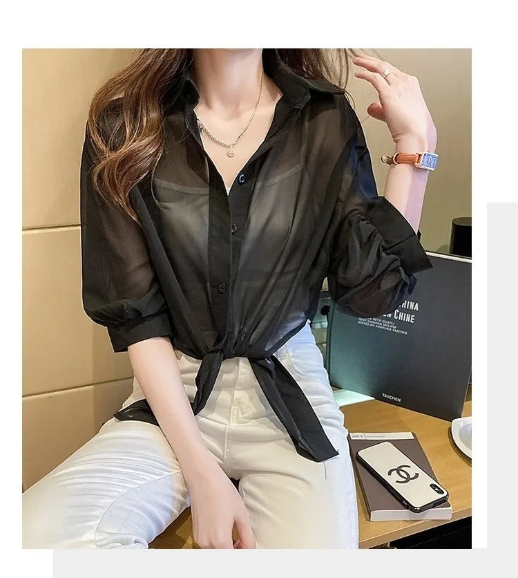 Women's Chiffon Sun Protection Shawl