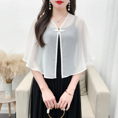 Women's Chiffon Sun Protection Shawl
