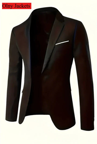 Men's Beige Formal Business Suit