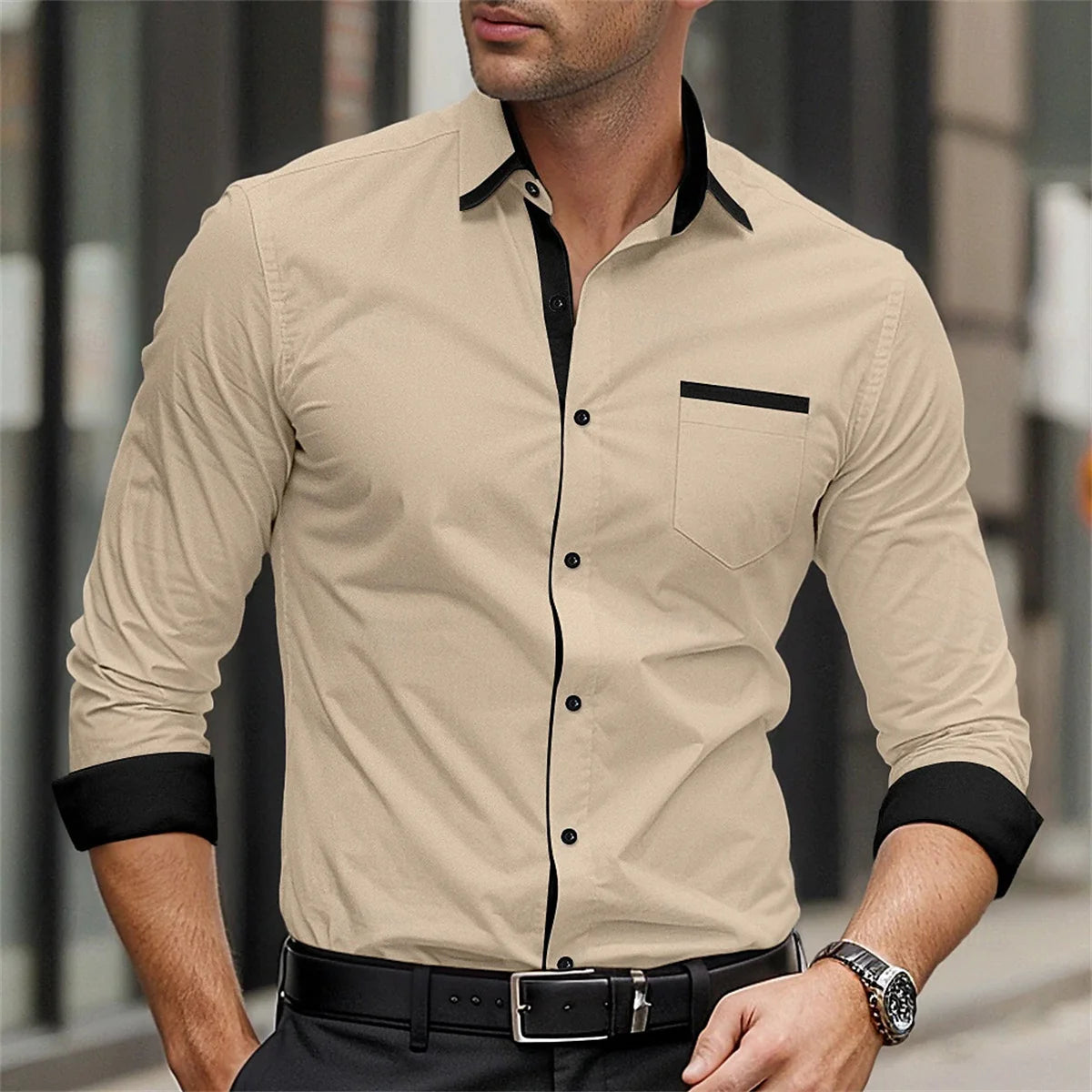 Men's Classic Button-Up Shirt