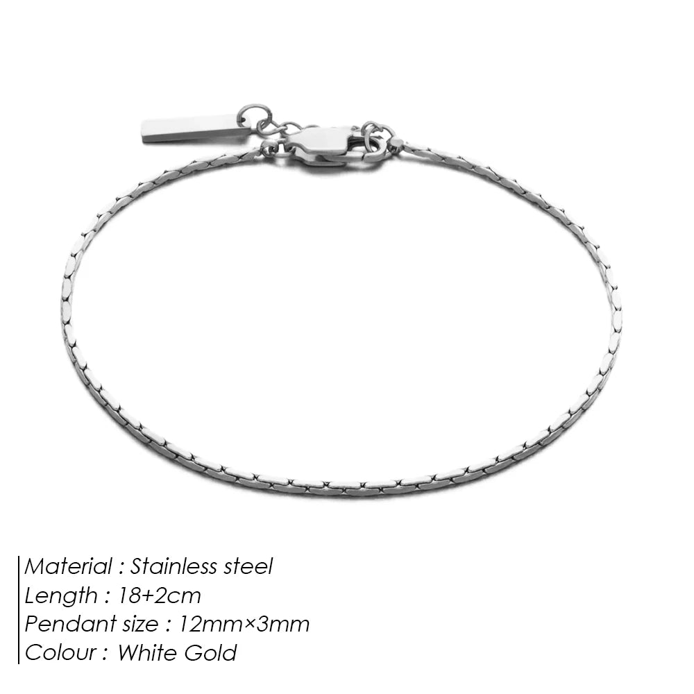 Fine Wire / Link Chain Bracelet