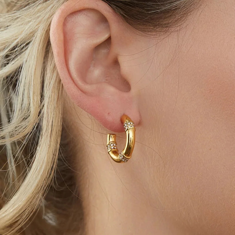 Minimalist Stainless Steel Huggie Hoop Earrings