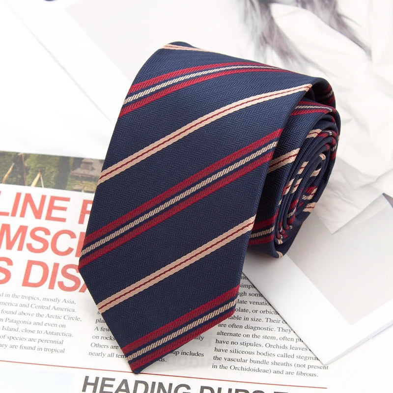 Japanese Style Striped School Tie