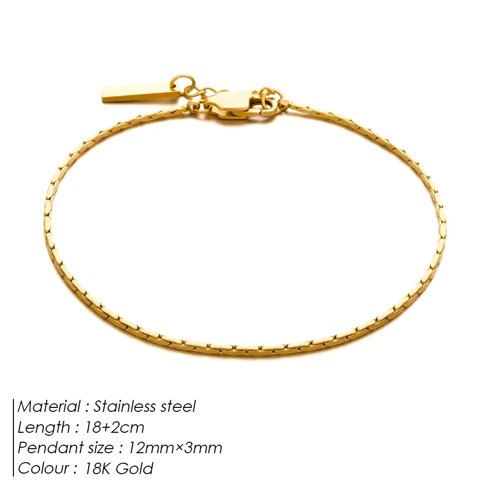 Fine Wire / Link Chain Bracelet