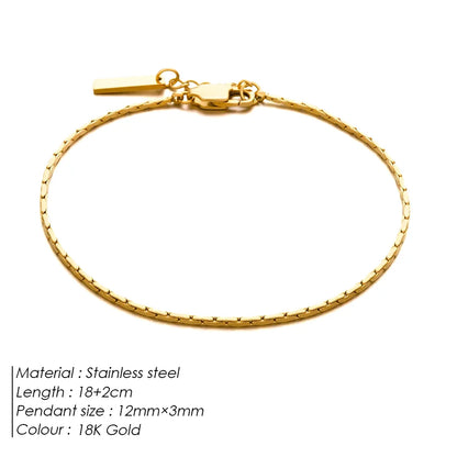 Fine Wire / Link Chain Bracelet