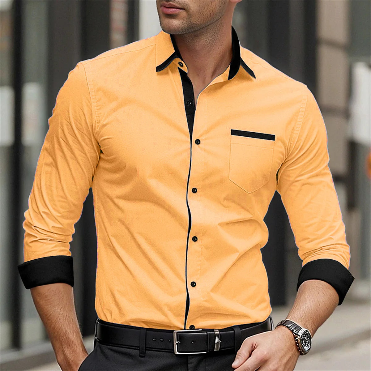 Men's Classic Button-Up Shirt