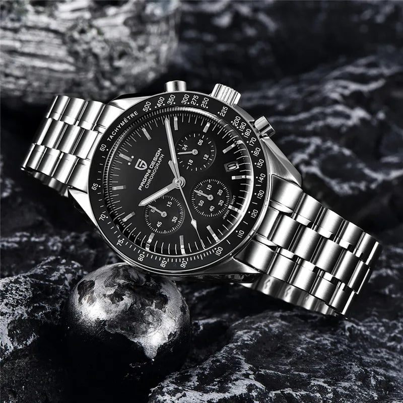 Synthetic AR-coated Sapphire Crystal (highly scratch-resistant).