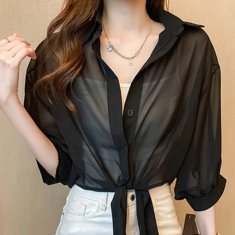 Women's Chiffon Sun Protection Shawl