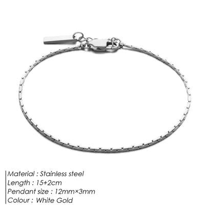 Fine Wire / Link Chain Bracelet