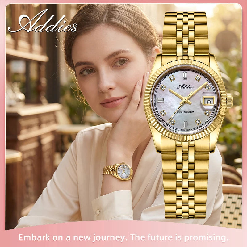 Addies Sapphire Steel Quartz Watch
