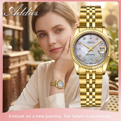 Addies Sapphire Steel Quartz Watch